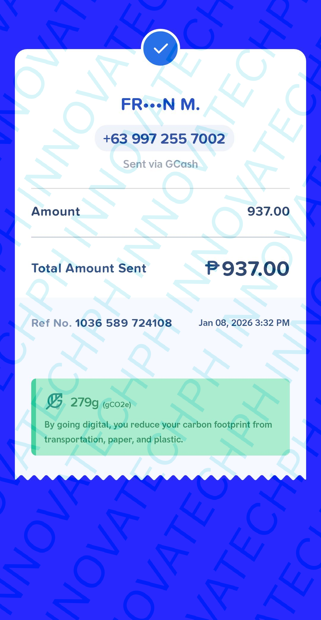 Receipt Proof