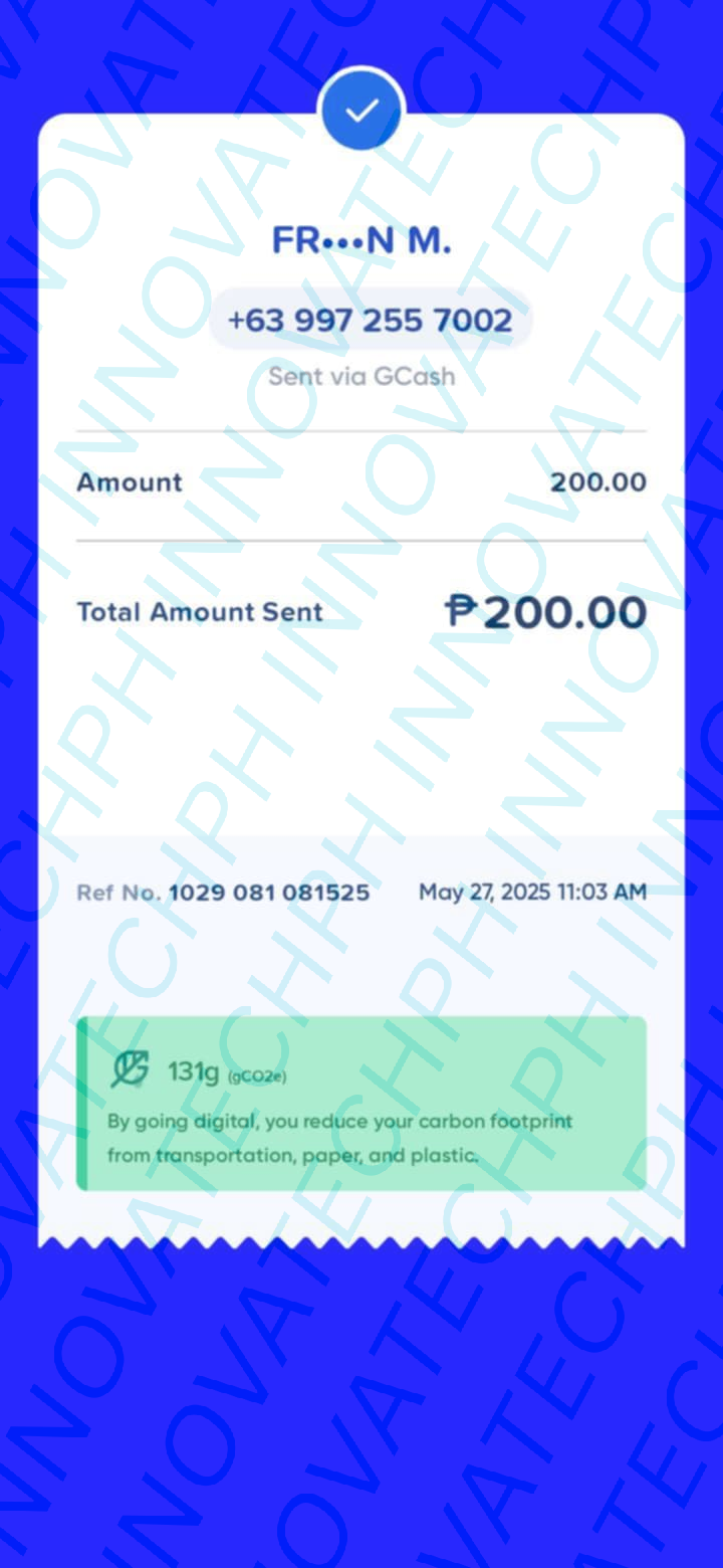 Receipt Proof