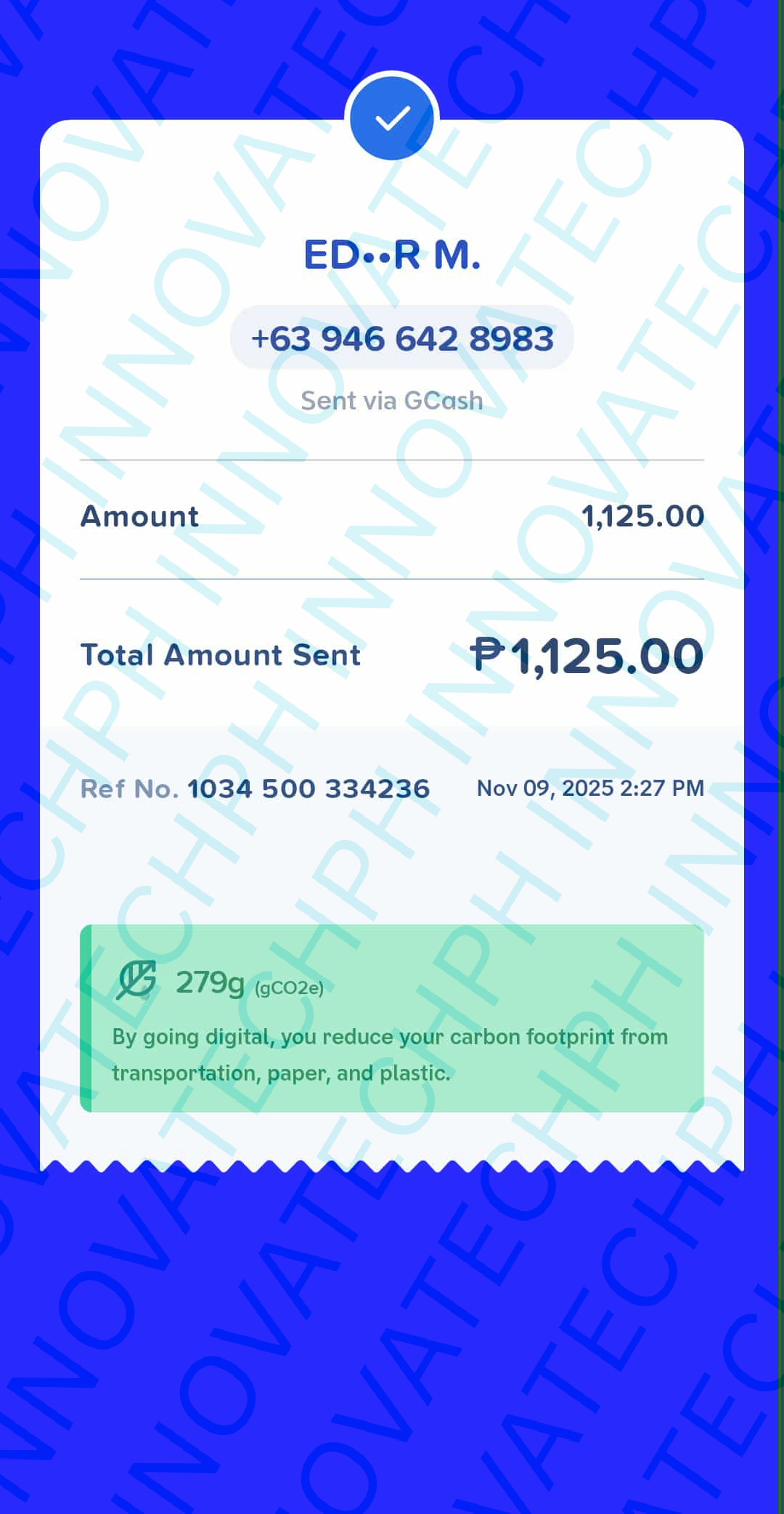 Receipt Proof
