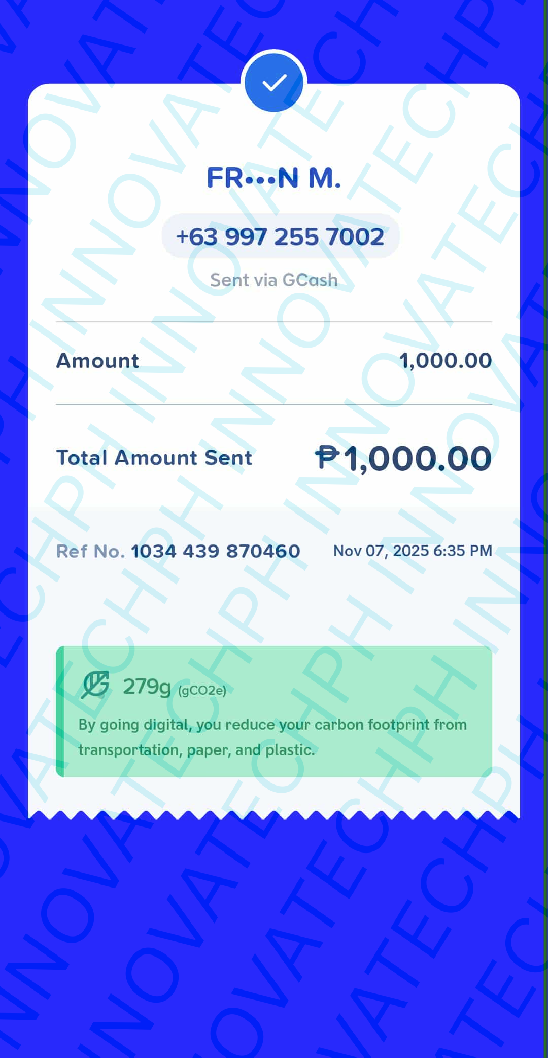 Receipt Proof