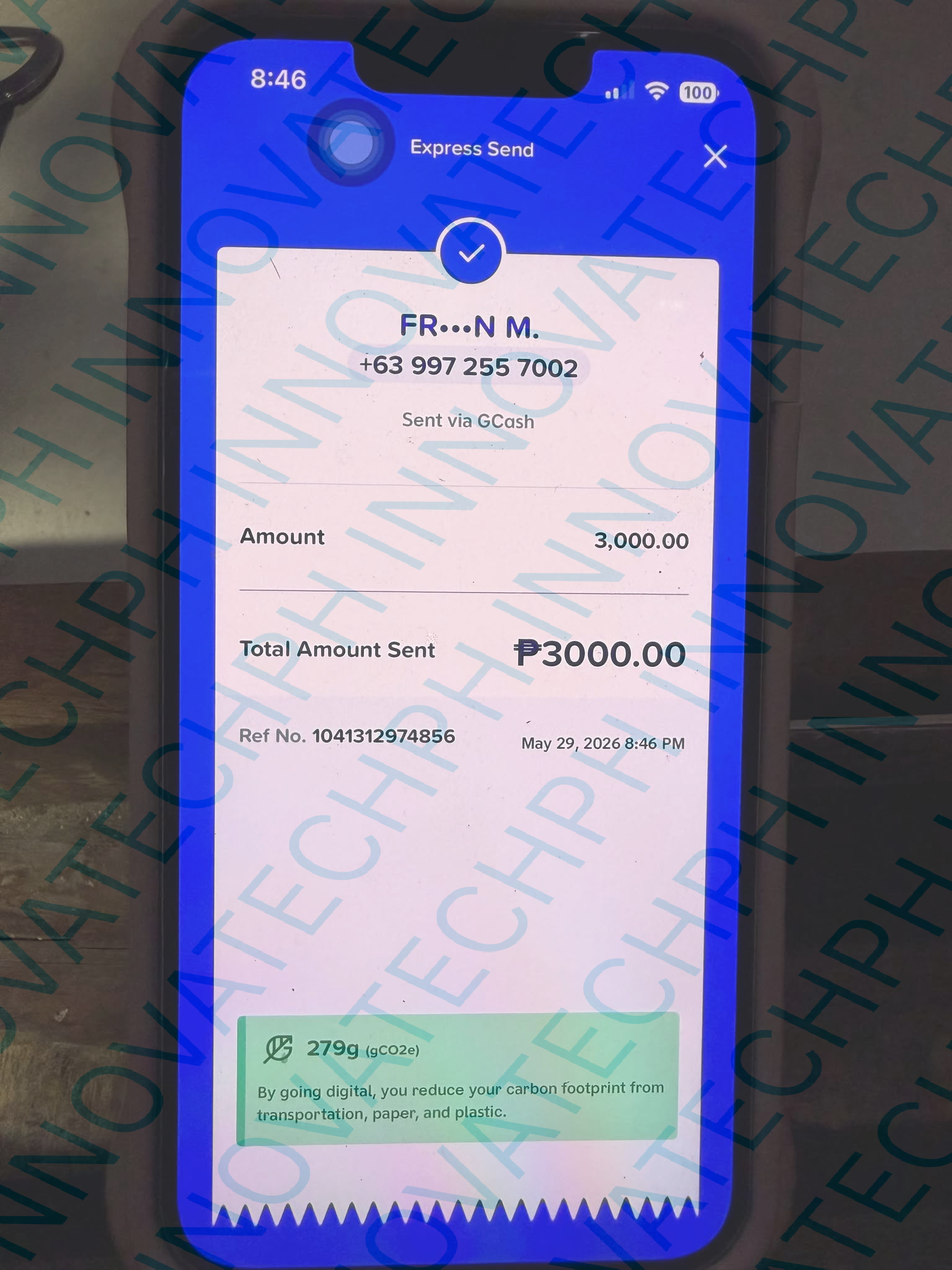 Receipt Proof