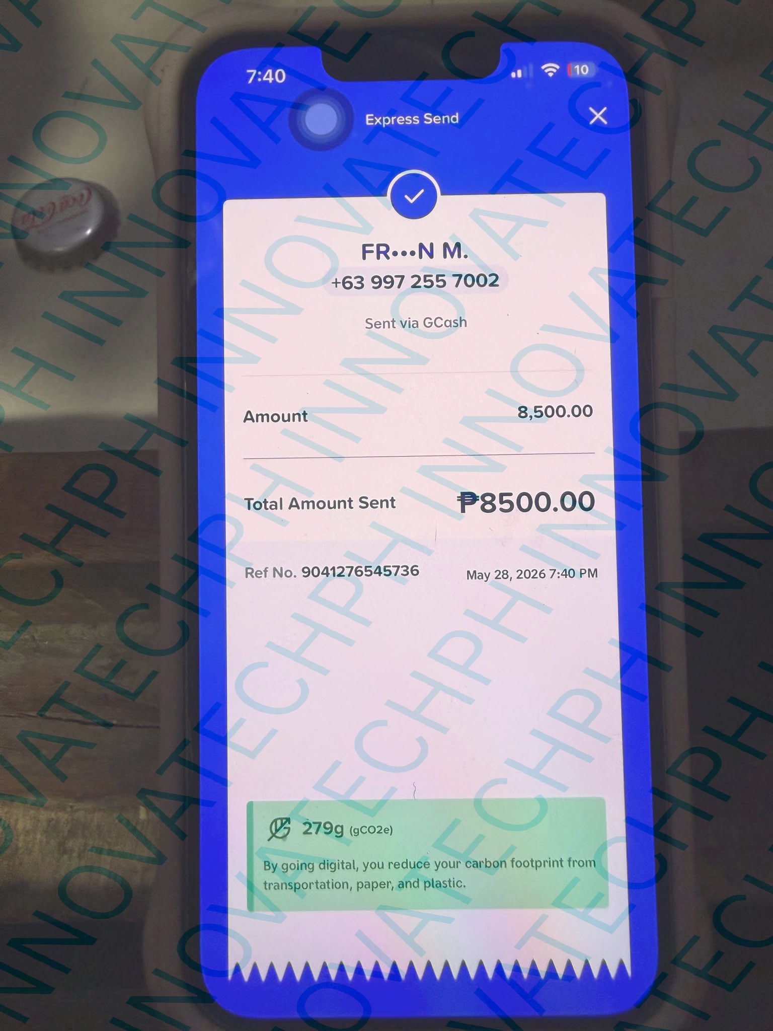 Receipt Proof