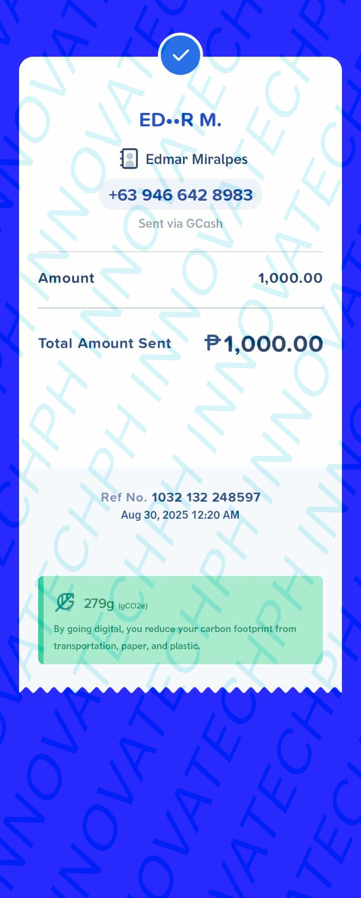 Receipt Proof
