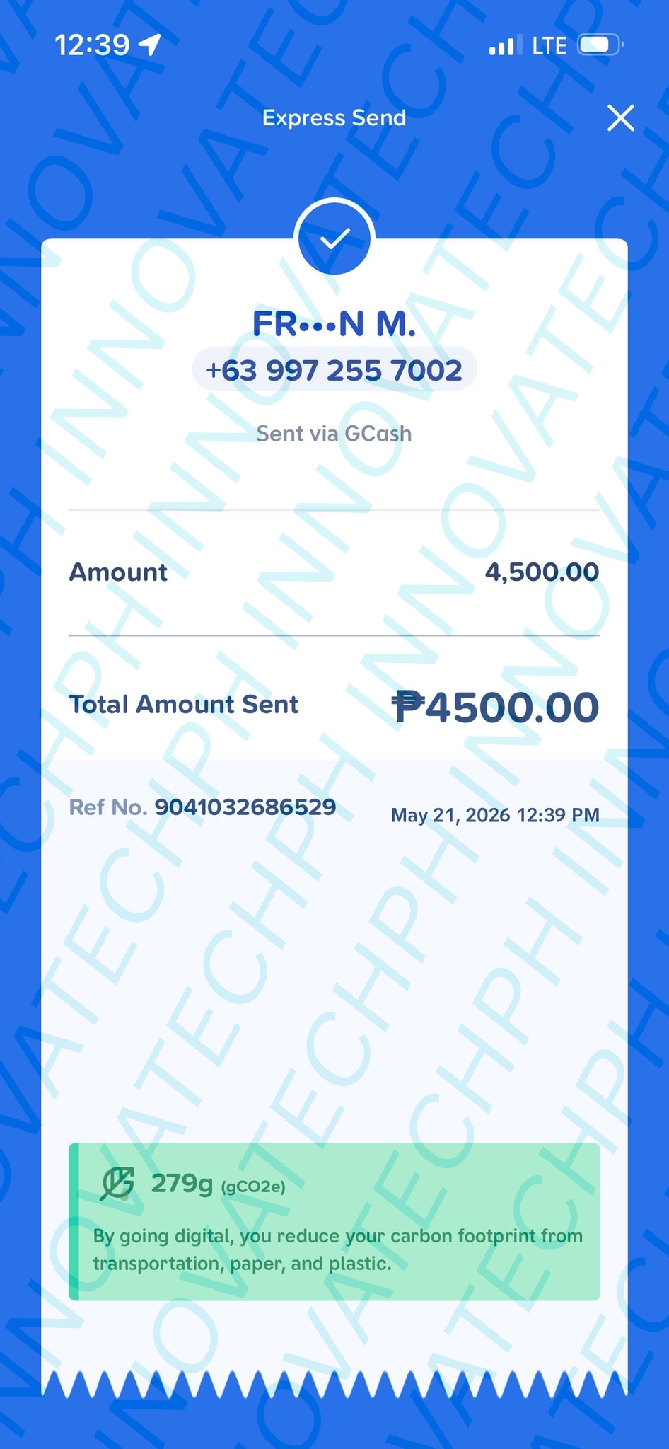 Receipt Proof