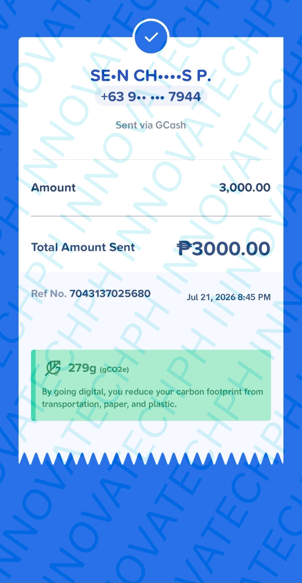 Receipt Proof